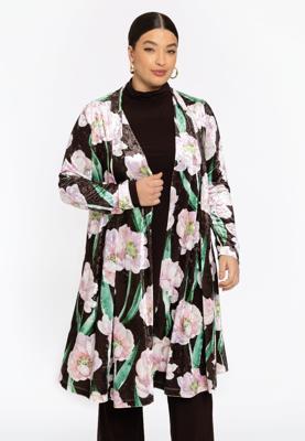 Yoek Velours vest FIORITO | Bruin | Maat 54/56