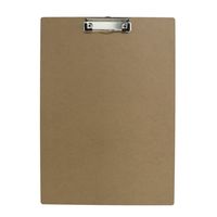 Clipboard/klembord houtkleur B4 formaat 28 x 39 cm   -