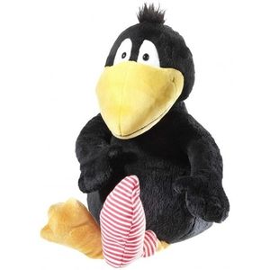 Pluche knuffeldier vogel Kleine Raaf 40 cm   -