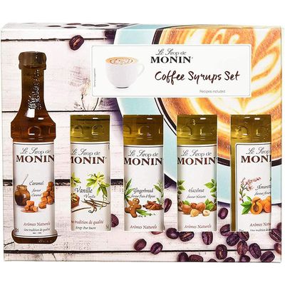Monin Coffee Miniaturenset in geschenkdoos (5x5cl)