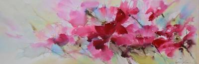 Olieverfschilderij 150 x 50 cm