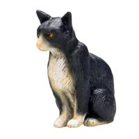 Mojo farmland zittende kat zwart/wit 387371