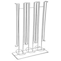 5Five Koffie cups capsule houder - dispenser - zilver - voor 36 cups - metaal - Dolce Gusto