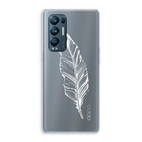 Pluim: Oppo Find X3 Neo Transparant Hoesje Pluim: Oppo Find X3 Neo Transparant Hoesje