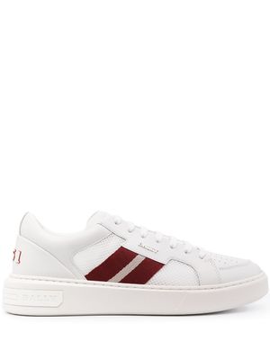 Bally baskets à rayures - Blanc