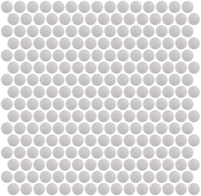 Mozaïek tegels Penny Zilver 29,1x31,5 - Rond Wand en vloer Geglazuurde porseleinen steengoed