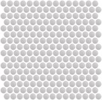 Mozaïek tegels Penny Zilver 29,1x31,5 - Rond Wand en vloer Geglazuurde porseleinen steengoed