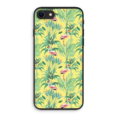 Flamingo party: iPhone 7 Biologisch afbreekbaar hoesje