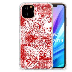 Extreme Case Apple iPhone 11 Pro Angel Skull Rood