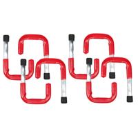 Benson ophanghaak - 8x stuks - gereedschapshaak - metaal - schuur / werkplaats