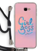 Girl boss: Samsung Galaxy J4 Plus Transparant Hoesje met koord