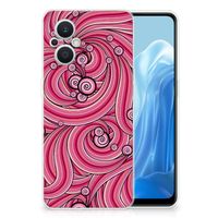 OPPO Reno8 Lite Hoesje maken Swirl Pink - thumbnail