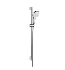 Hansgrohe Croma Select E doucheset waterbesparend met glijstang 90cm chroom