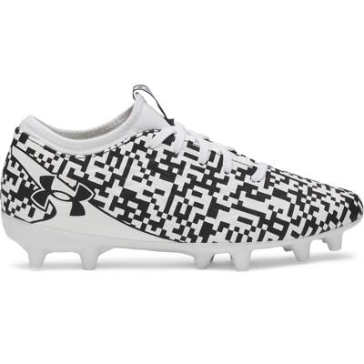 Under Armour Magnetico Select 5 Gras Voetbalschoenen (FG) Kids Zwart Wit