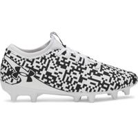 Under Armour Magnetico Select 5 Gras Voetbalschoenen (FG) Kids Zwart Wit
