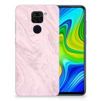 Xiaomi Redmi Note9 TPU Siliconen Hoesje Marble Pink - Origineel Cadeau Vriendin - thumbnail