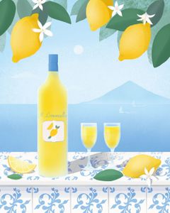 Limoncello Kunstdruk 40x50cm