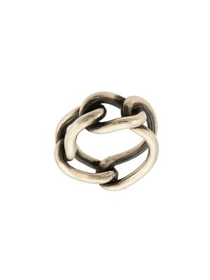 WERKSTATT:MÜNCHEN bague à maillons épais - Argent