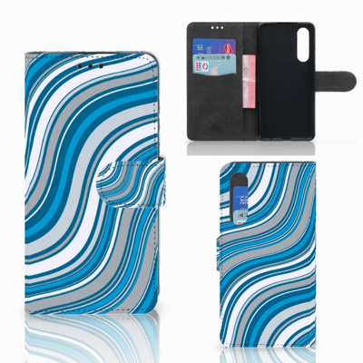 Huawei P30 | Telefoon Hoesje | Waves Blue