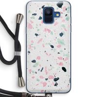 Terrazzo N°3: Samsung Galaxy A6 (2018) Transparant Hoesje met koord