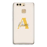 Amber Script: Huawei P9 Transparant Hoesje