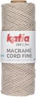 Katia Macramé Cord Fine 205 Beige bruin