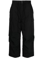 Junya Watanabe MAN pantalon court à taille à lien de resserrage - Noir - thumbnail