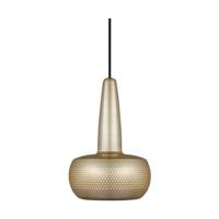 Umage Clava hanglamp brushed brass - met koordset zwart - Ø 21,5 cm - thumbnail