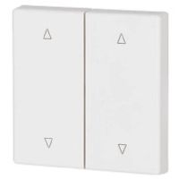 CWIZ-02/55  - Cover plate for switch/push button white CWIZ-02/55