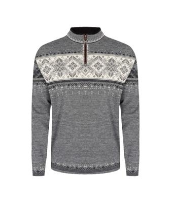 Dale of norway Blyfjell Heren Trui Smoke Drkcharc Offwhite Lgtcha L