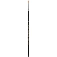 Creativ Company Gold line penselen, afm 2, l: 17 cm, b: 2 mm, rond, 12 stuk/ 1 doos