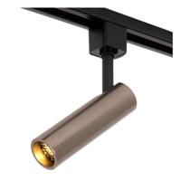 Lucide TRACK GRADO Railspot - 1-fase Railsysteem / Railverlichting - 1xGU10(MR11) -Grijs ijzer (Uitbreiding)