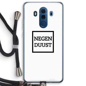 Negenduust vierkant: Huawei Mate 10 Pro Transparant Hoesje met koord