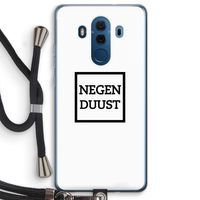 Negenduust vierkant: Huawei Mate 10 Pro Transparant Hoesje met koord