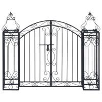 Poort decoratief 122x20,5x100 cm smeedijzer