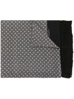 Dolce & Gabbana foulard à bords frangés - Noir