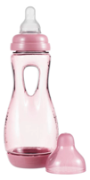 Difrax Easy Grip Bottle 6+ Months Raspberry - thumbnail