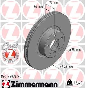 Remschijf Coat Z 150294920