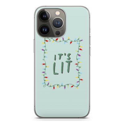 It's Lit: iPhone 13 Pro Transparant Hoesje