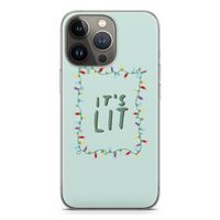 It's Lit: iPhone 13 Pro Transparant Hoesje