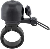 CONTEC mini fietsbel "diamond bing" ct mini bell diamond bing, black, 22.2 mm