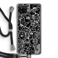 Vexx Black City : Samsung Galaxy A12 Transparant Hoesje met koord