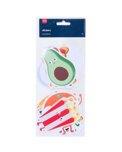 HEMA Stickers XL Avocado - 15 Stuks