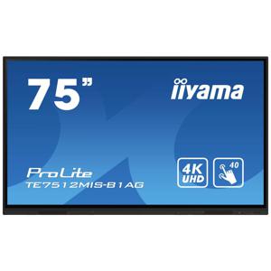 Iiyama PROLITE TE7512MIS-B1AG Digital Signage display 189.3 cm 74.5 inch 3840 x 2160 Pixel 24/7