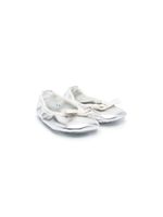 Gallucci Kids ballerines à effet métallisé - Argent