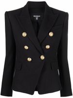 Balmain blazer à boutonnière croisée - Noir