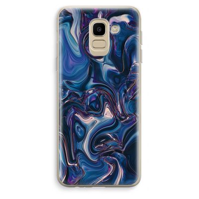 Mirrored Mirage: Samsung Galaxy J6 (2018) Transparant Hoesje