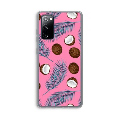Kokosnoot roze: Samsung Galaxy S20 FE / S20 FE 5G Transparant Hoesje