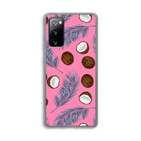 Kokosnoot roze: Samsung Galaxy S20 FE / S20 FE 5G Transparant Hoesje