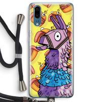 Loot Burger: Huawei P20 Transparant Hoesje met koord
